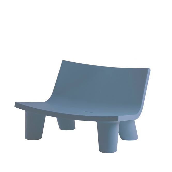 outdoor colored love seat by slide design