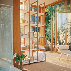 solaio bookcase in wood by horm design