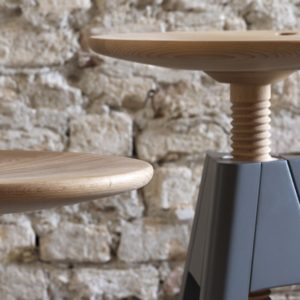 vitos stool in wood by miniforms