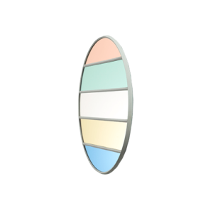 vitrail specchio colorato tondo magis