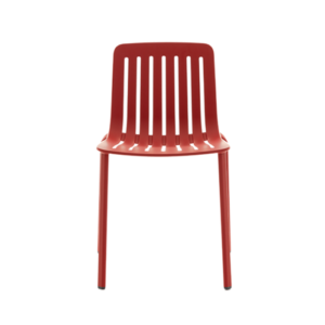 plato sedia magis rosso